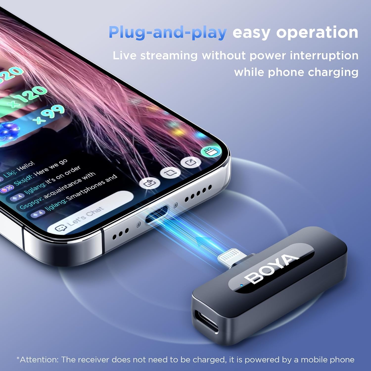 BOYA 2.4G wireless mic kit ( BY-V1 )