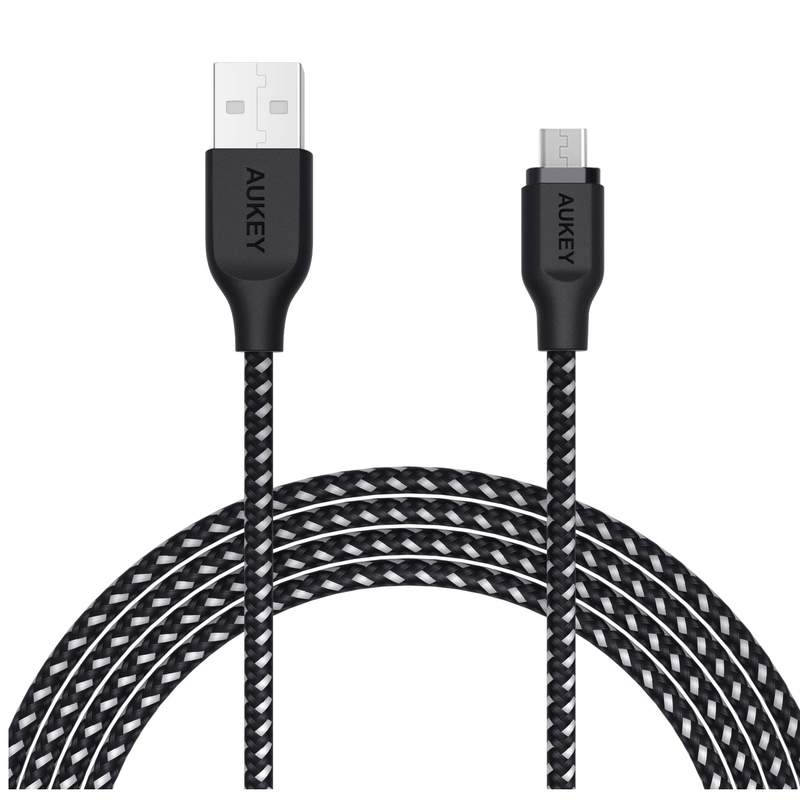 Aukey Micro USB Cable 1.2M Black&WHITE