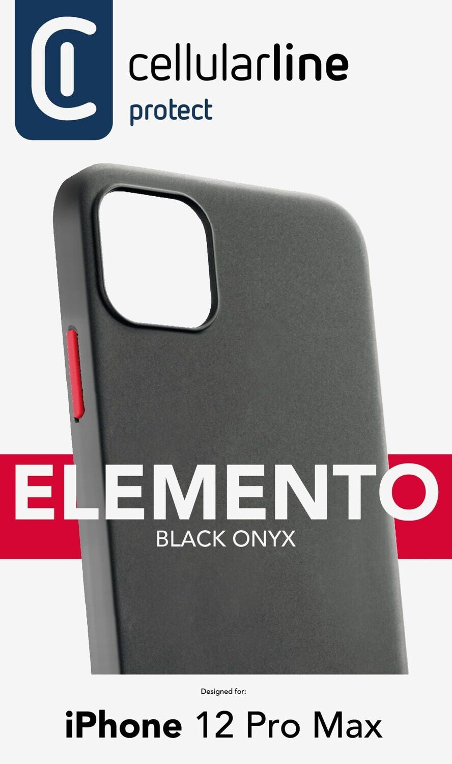 Cellularline Elemento case for Apple iphone 12 Pro Max - Black ONYX