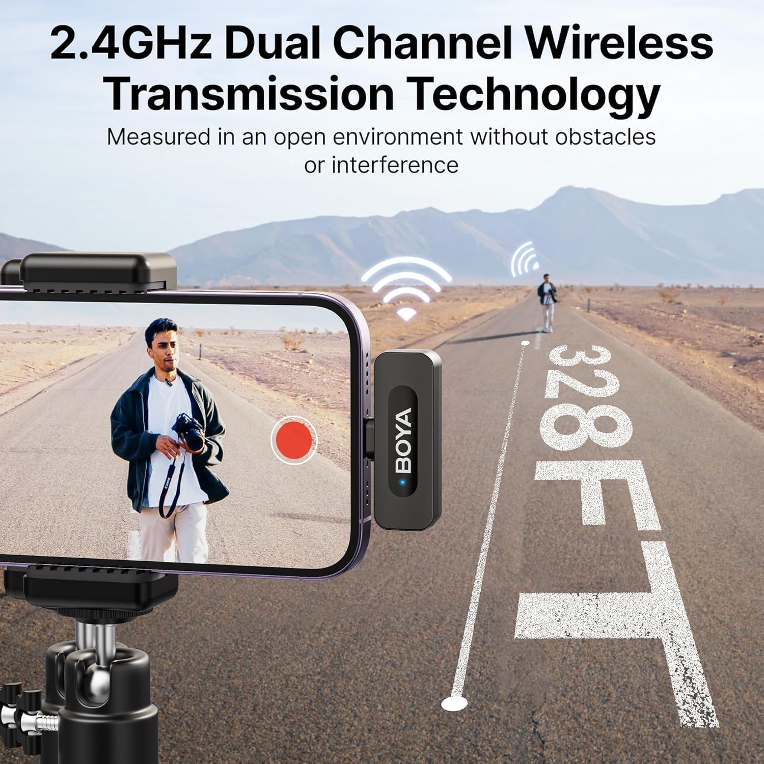 BOYA 2.4G wireless mic kit ( BY-V1 )
