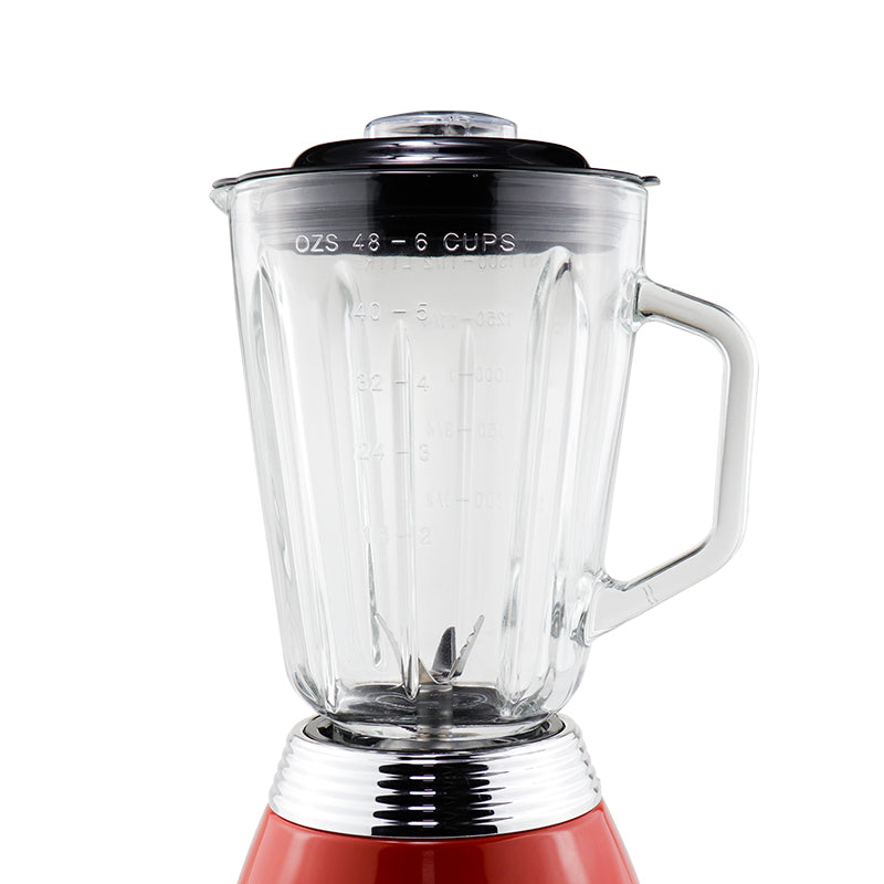 Swiss Pro+ Blender 1.5L - Glass Jar - 2 speeds with pulse - 850 W - Red SP-BL850WR