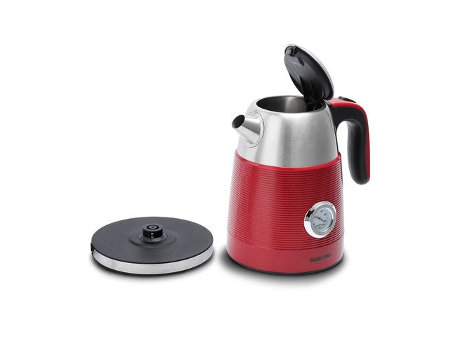 Swiss Pro+ Retro Kettle 1.7L - 2250W - Red SP-WK2250.R