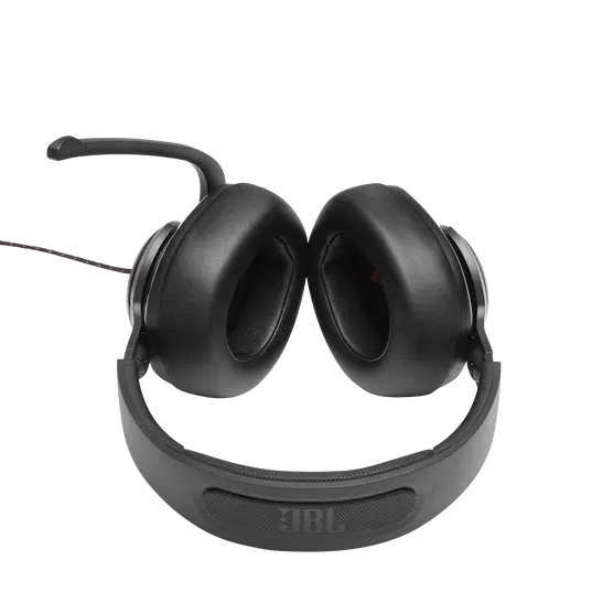 JBL Quantum 200 Wired over-ear gaming headset with flip-up mic