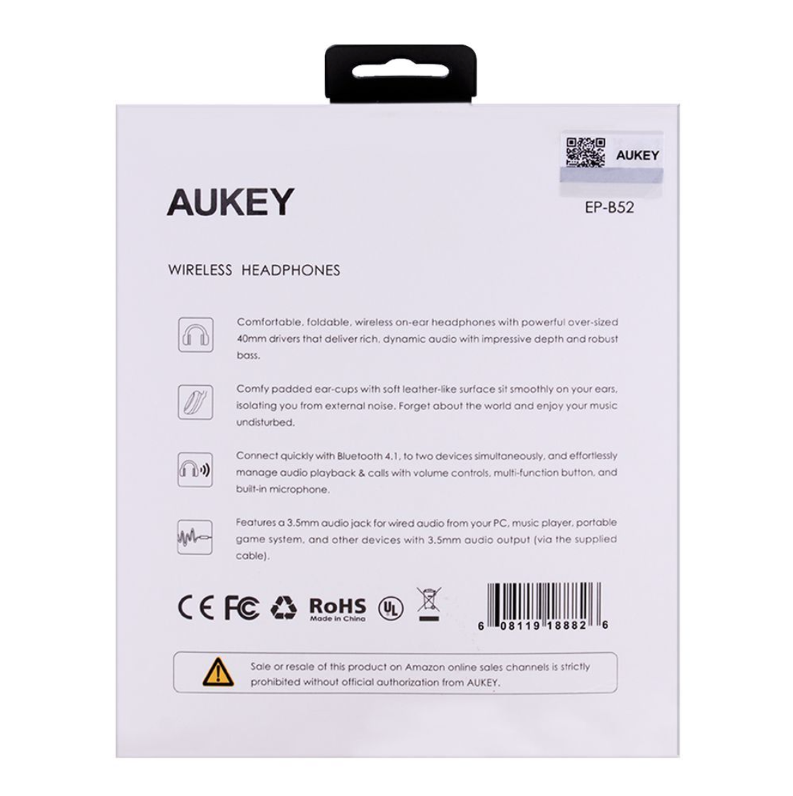 Aukey Wireless HeadPhones EP-B52