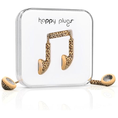HAPPY PLUGS IN-EAR HEADPHONE Unik - Leopard