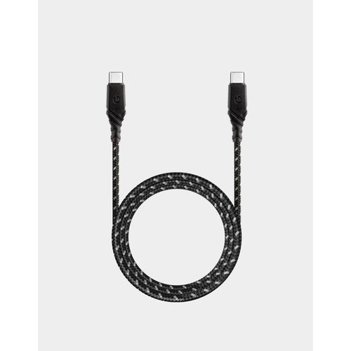 ENERGEA DURAGLITZ USB-C TO USB-C TOUGH CABLE 1.5M-BLACK