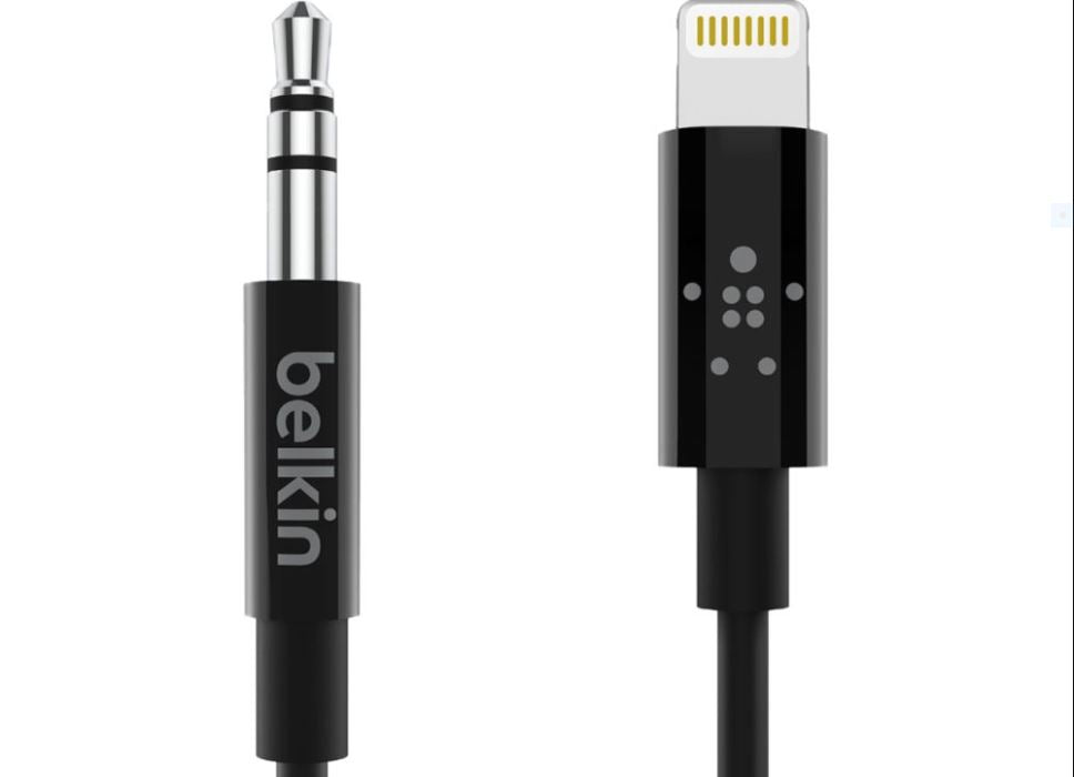 Belkin 3.5mm Audio to Lightning Cable 1.8m Black