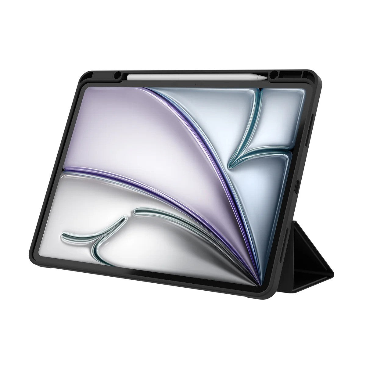 JCPal DuraPro Protective Case with Pencil Holder (Black) for iPad Pro11(M4,2024)