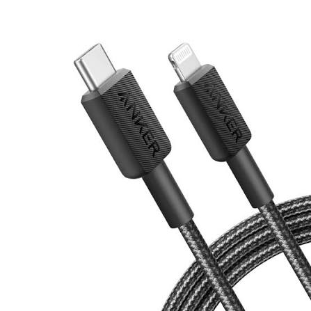 Anker 322 C to Lightning Cable, 6FT, Black