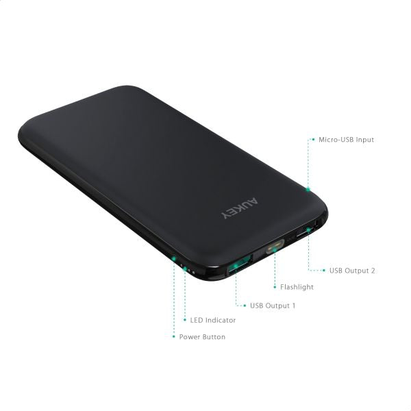 Aukey Slim 10000mAh Power Bank