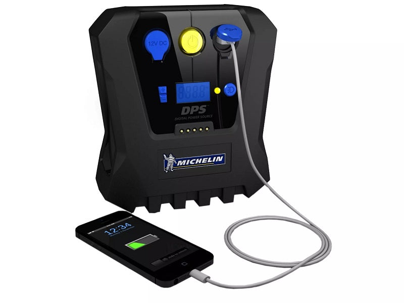 Michelin Programmable Fast Flow Digital Tire Compressor, 12 Volt, 50 PSI